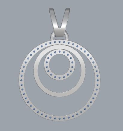 Combo Set Of Three Pendants Digital Cad Files 3D print model 3D print model_24