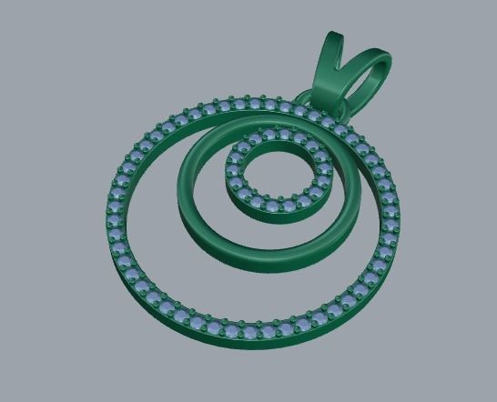 Combo Set Of Three Pendants Digital Cad Files 3D print model 3D print model_32