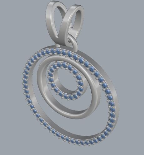Combo Set Of Three Pendants Digital Cad Files 3D print model 3D print model_26