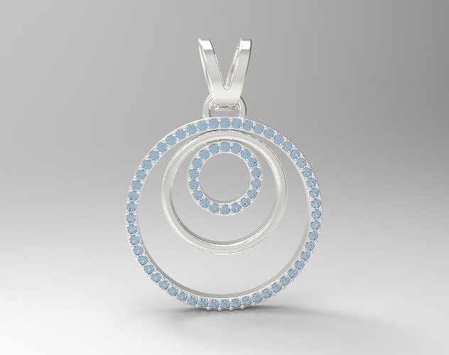 Combo Set Of Three Pendants Digital Cad Files 3D print model 3D print model