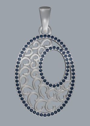 Combo Set Of Three Pendants Digital Cad Files 3D print model 3D print model_41