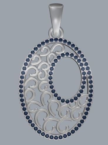 Combo Set Of Three Pendants Digital Cad Files 3D print model 3D print model_45