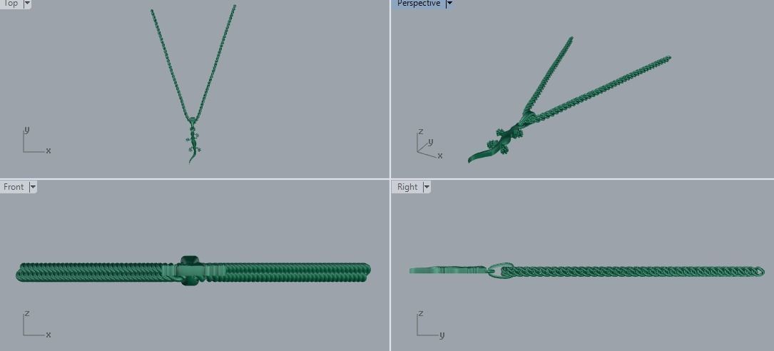 Combo Set Of Three Pendants Digital Cad Files 3D print model 3D print model_38