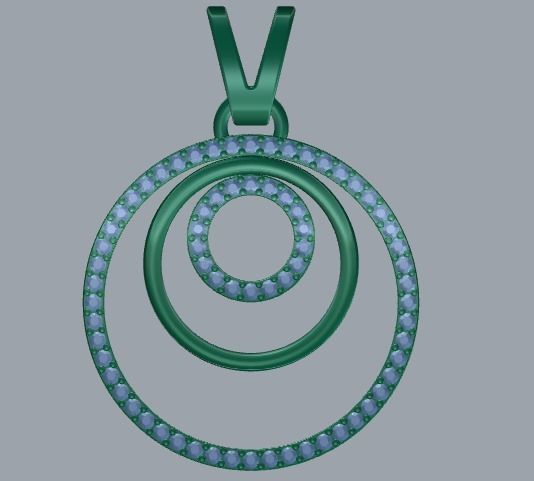 Combo Set Of Three Pendants Digital Cad Files 3D print model 3D print model_34