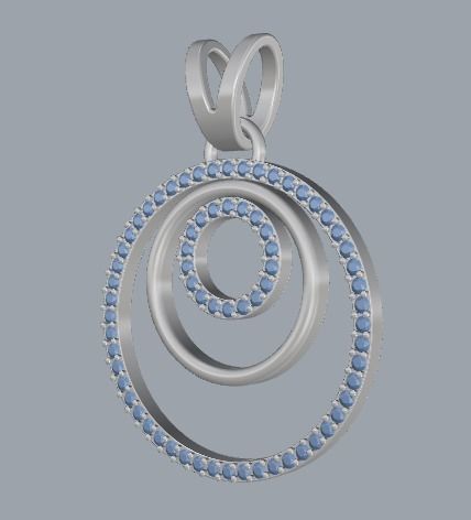 Combo Set Of Three Pendants Digital Cad Files 3D print model 3D print model_27