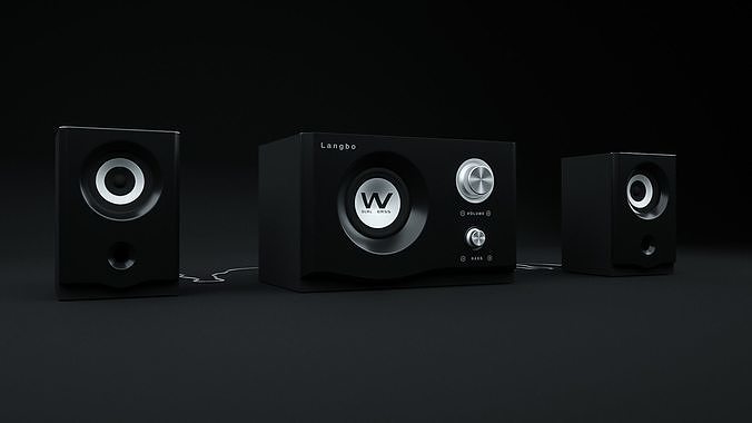 Computer audio Sound effect 3D model