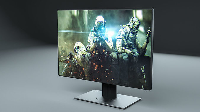 Dell computer monitor Screen 3D model