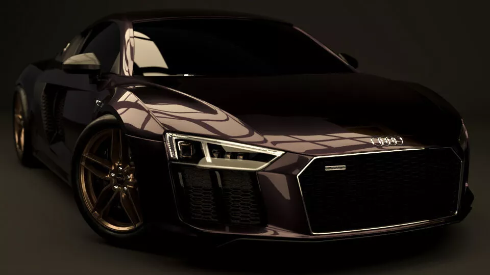 Audi R8 V10 3D model