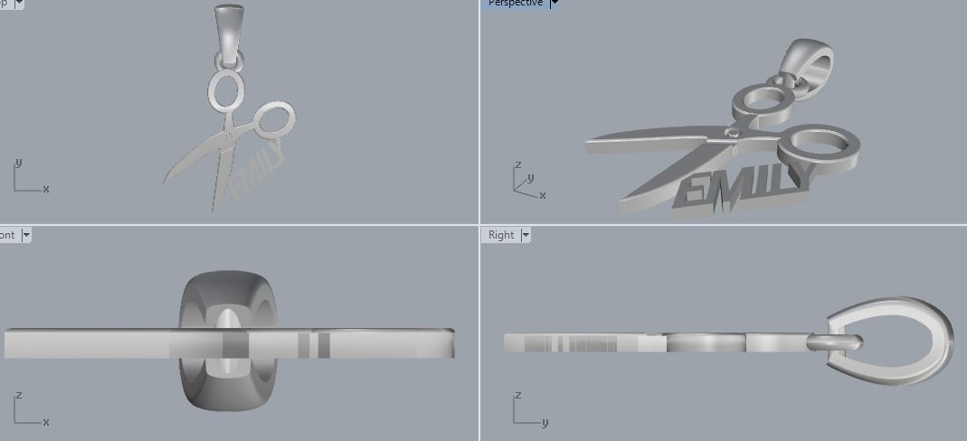 Combo Set Of Two Pendants Digital Cad Files with Stl format 3D print model_14