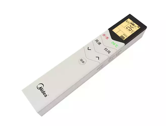 Midea air conditioner remote control