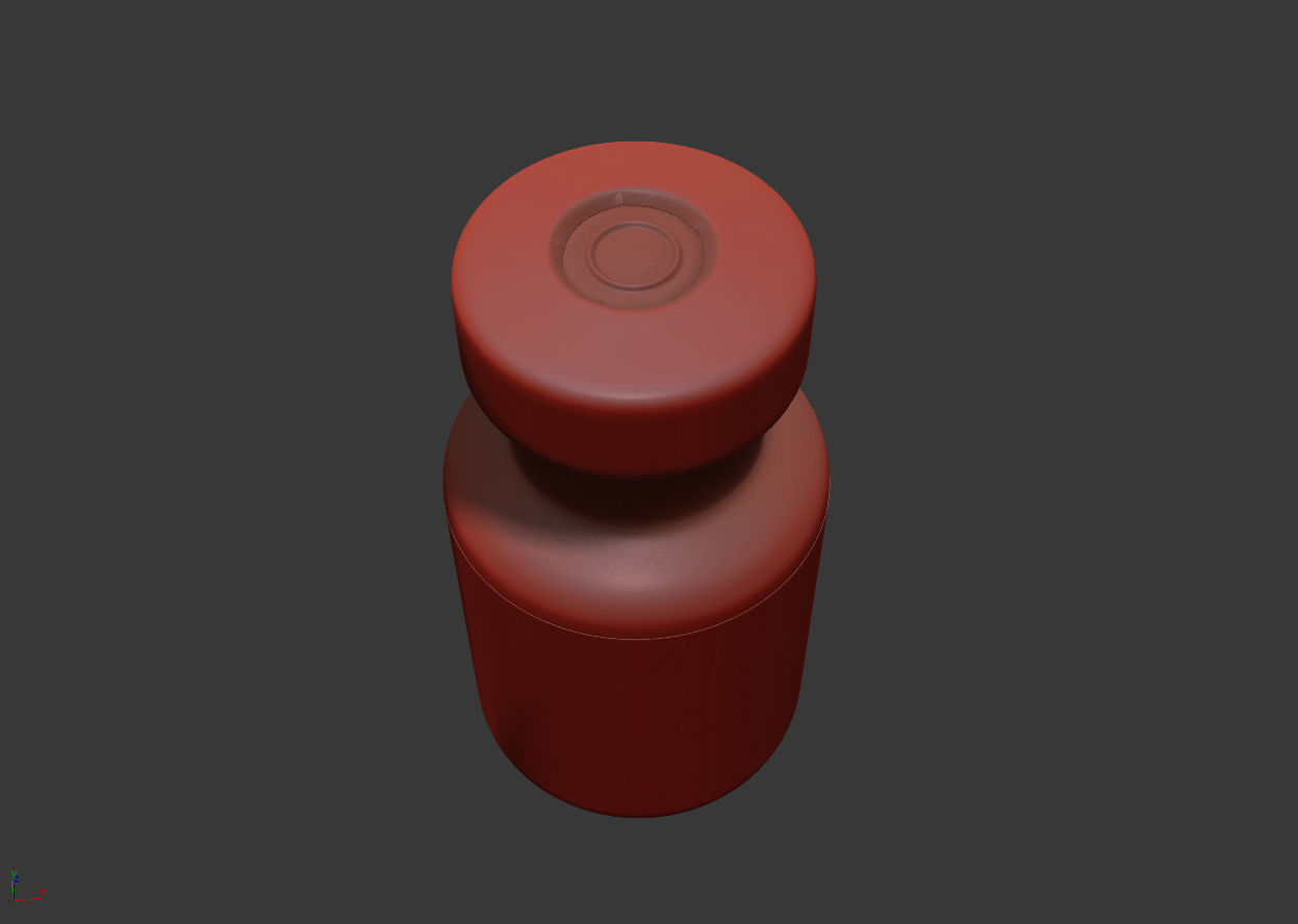 Pfizer Coronavirus Vaccine Vial 3D model_10