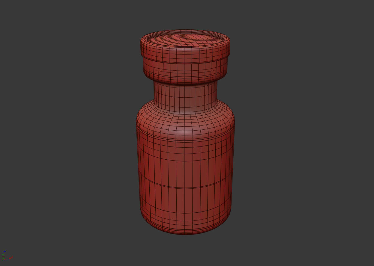 Pfizer Coronavirus Vaccine Vial 3D model_4