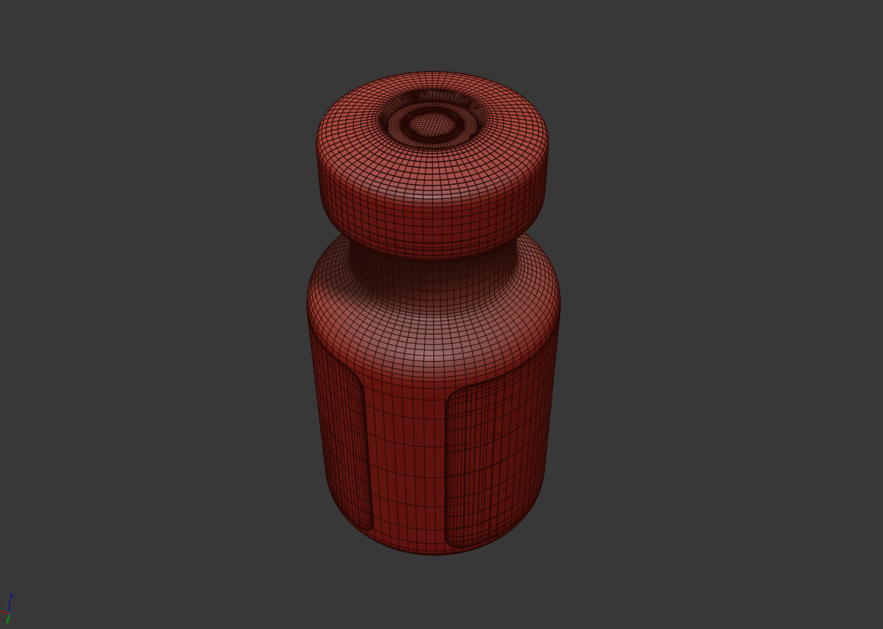 Pfizer Coronavirus Vaccine Vial 3D model_13