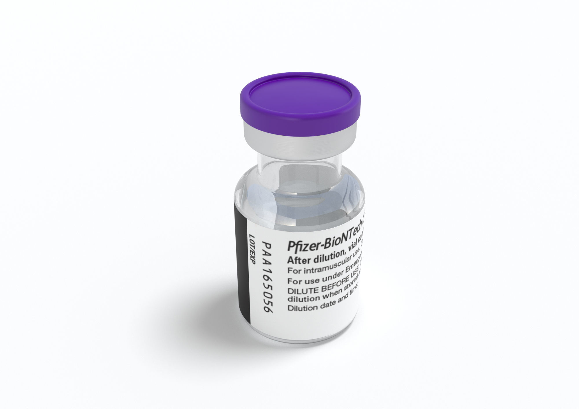 Pfizer Coronavirus Vaccine Vial 3D model_1