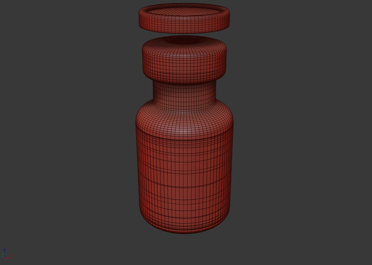 Pfizer Coronavirus Vaccine Vial 3D model_6