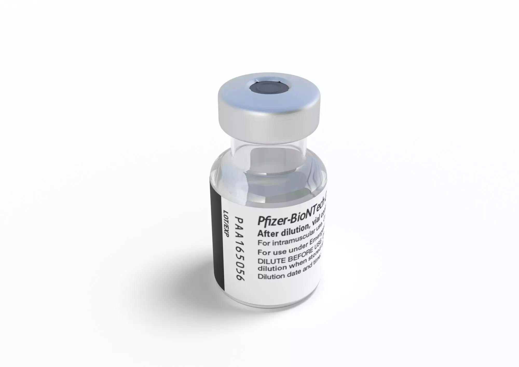 Pfizer Coronavirus Vaccine Vial 3D model_0