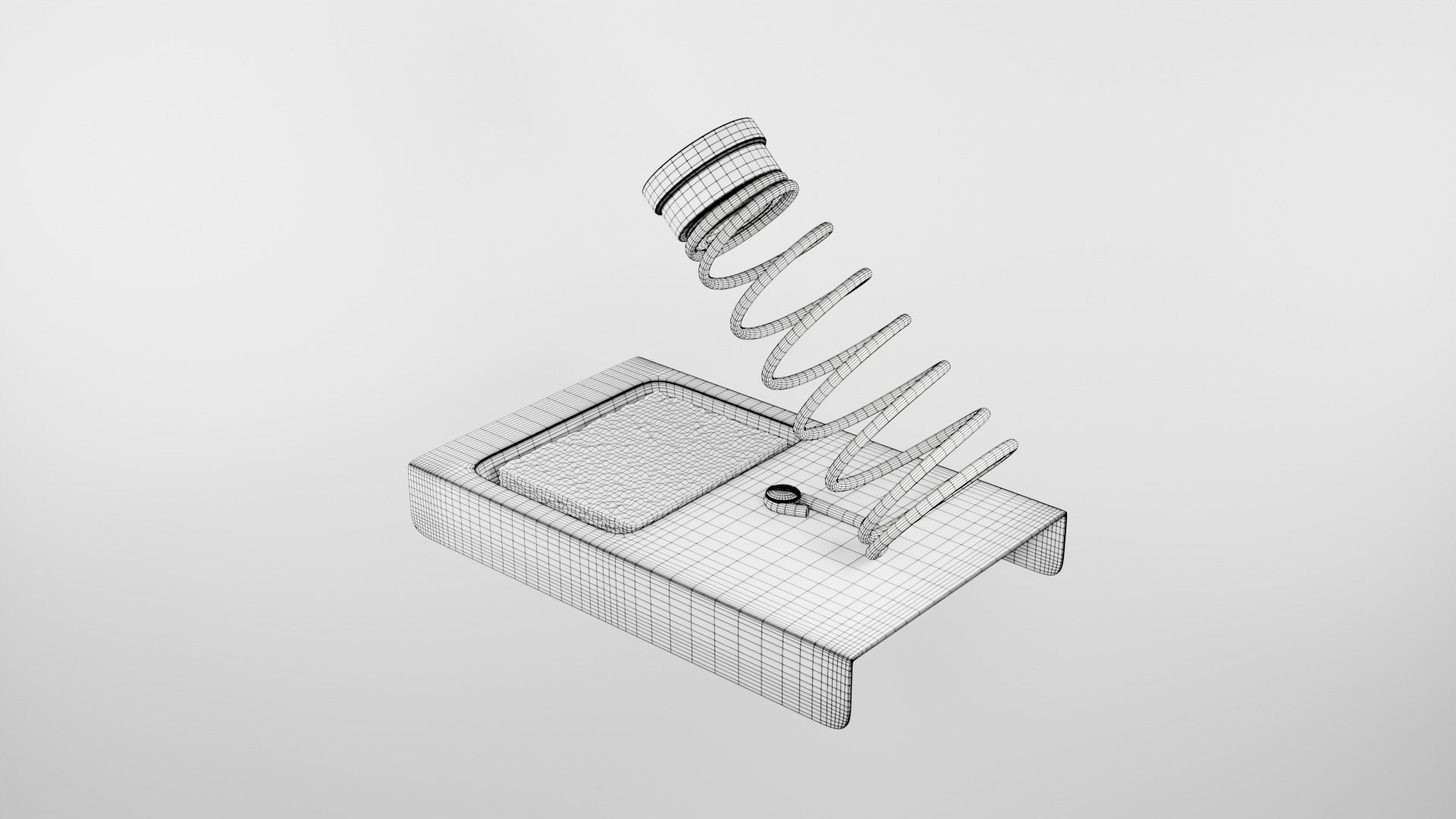 Soldering Iron Stand 3D model_6