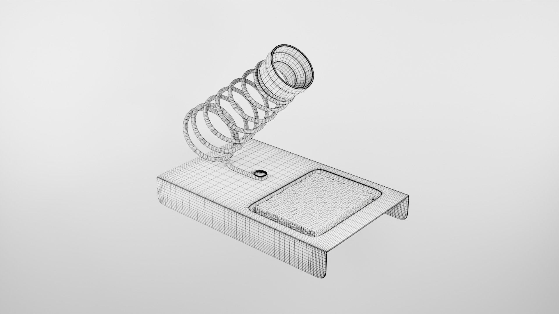 Soldering Iron Stand 3D model_5
