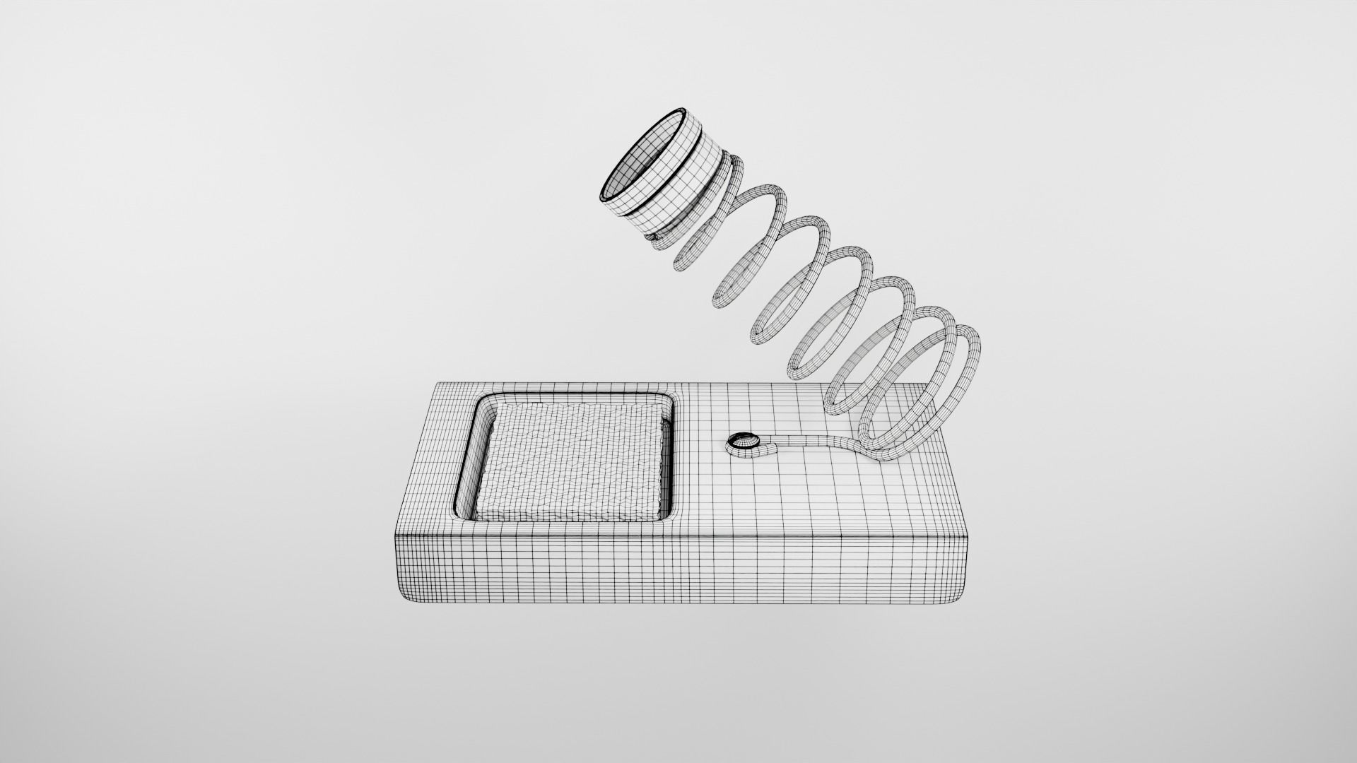 Soldering Iron Stand 3D model_7
