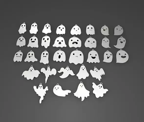 33 Ghost Pendants Collection