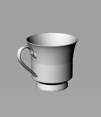 coffee cup Free 3D model_0