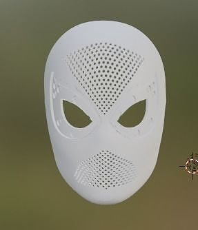 MCU Spider-Man Faceshell 3D print model