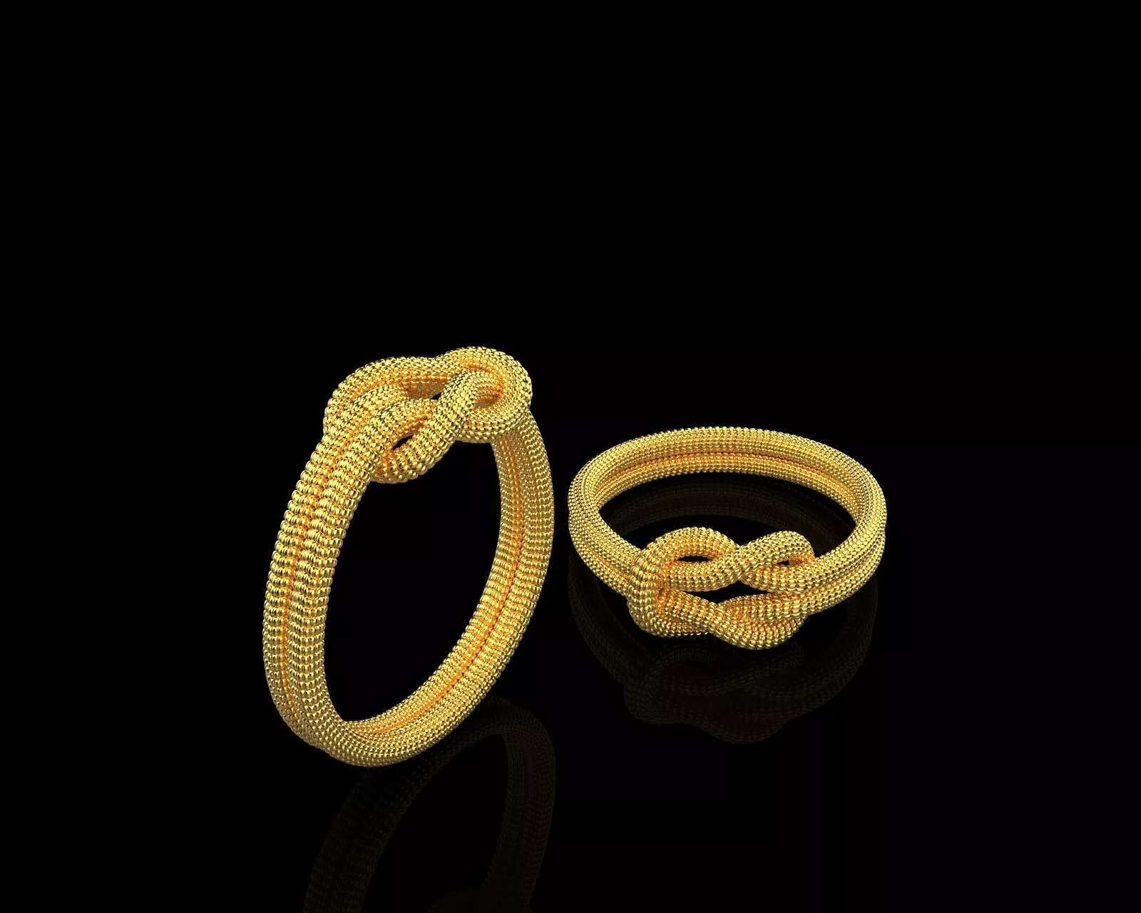 Rope Rings 120 3D print model