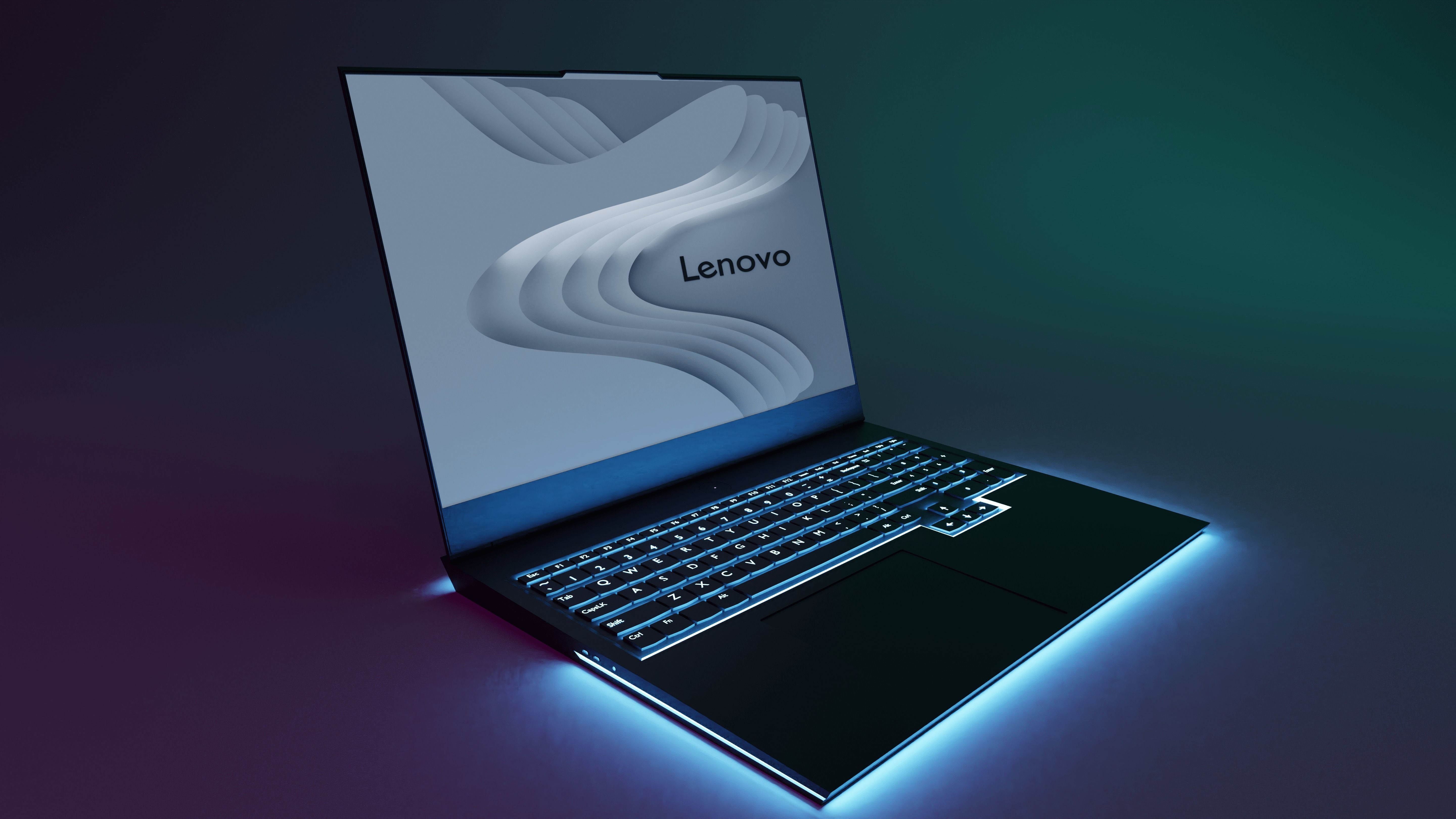 laptop lenovo legion 7-Gaming black 3D model_1