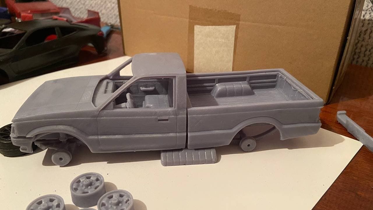 MAZDA B2000 1986 3D print model_5