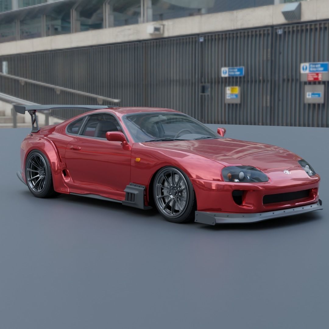 SUPRA MK4 BODYKIT BB01 For TAMIYA 1-24 MODELKIT 3D print model_13