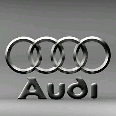 AUDI logo 3D print model_3