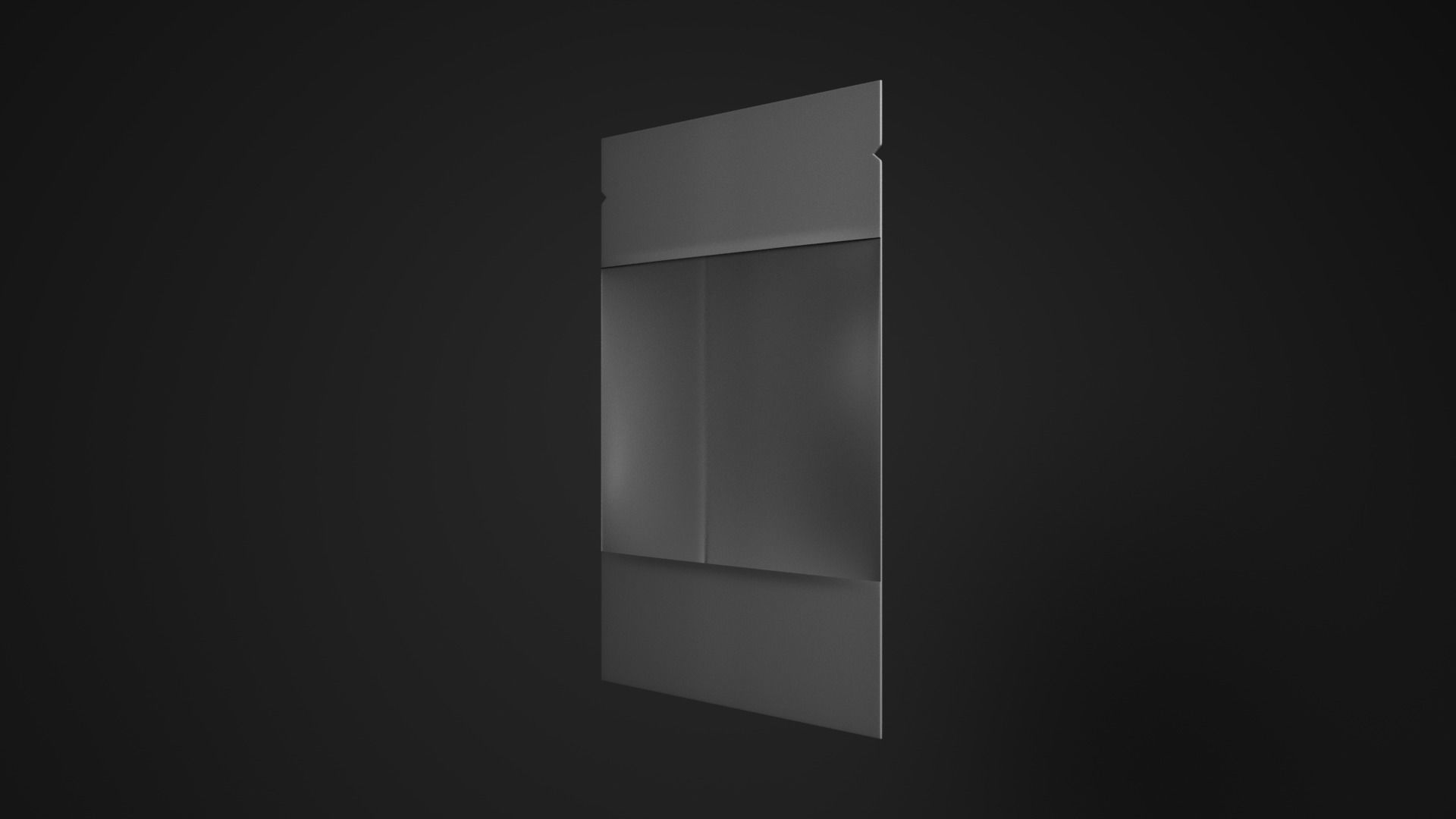 Window Pouch Packaging 3D model_10