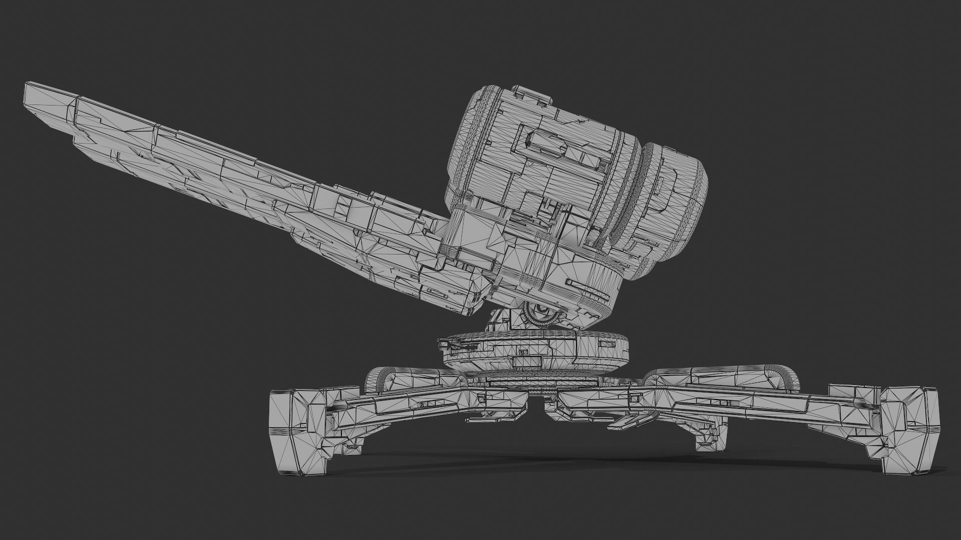 scifi-model549 futuristic weapon 3D model_5