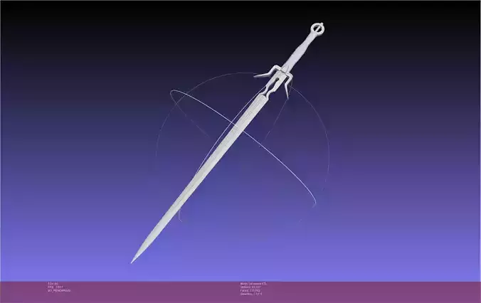The Witcher Ciri Sword Printable Assembly