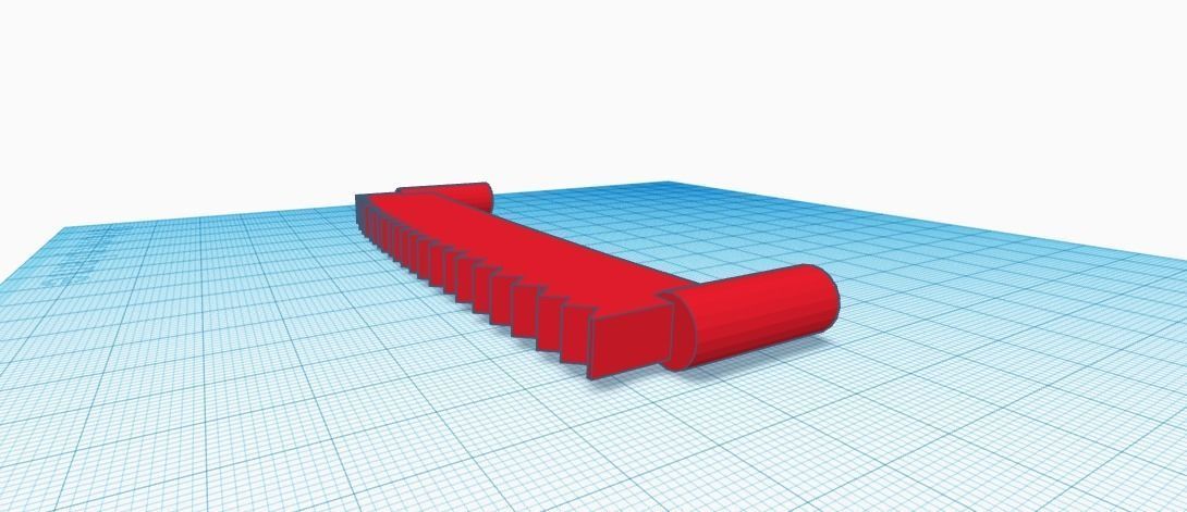 Antique saw for decoration 3D print model_1