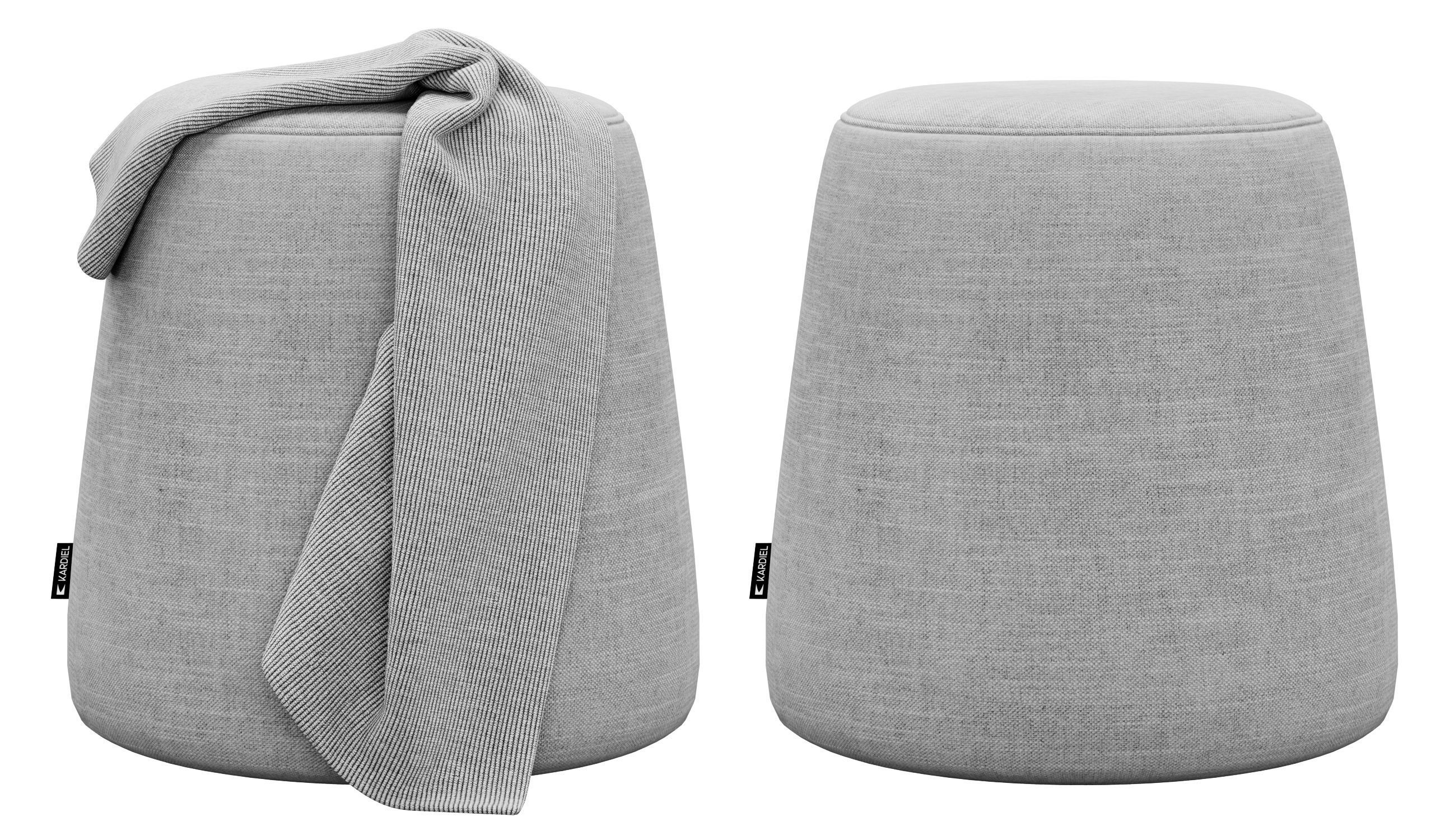 Thimble 500mm Fabric Ottoman 3D model_8