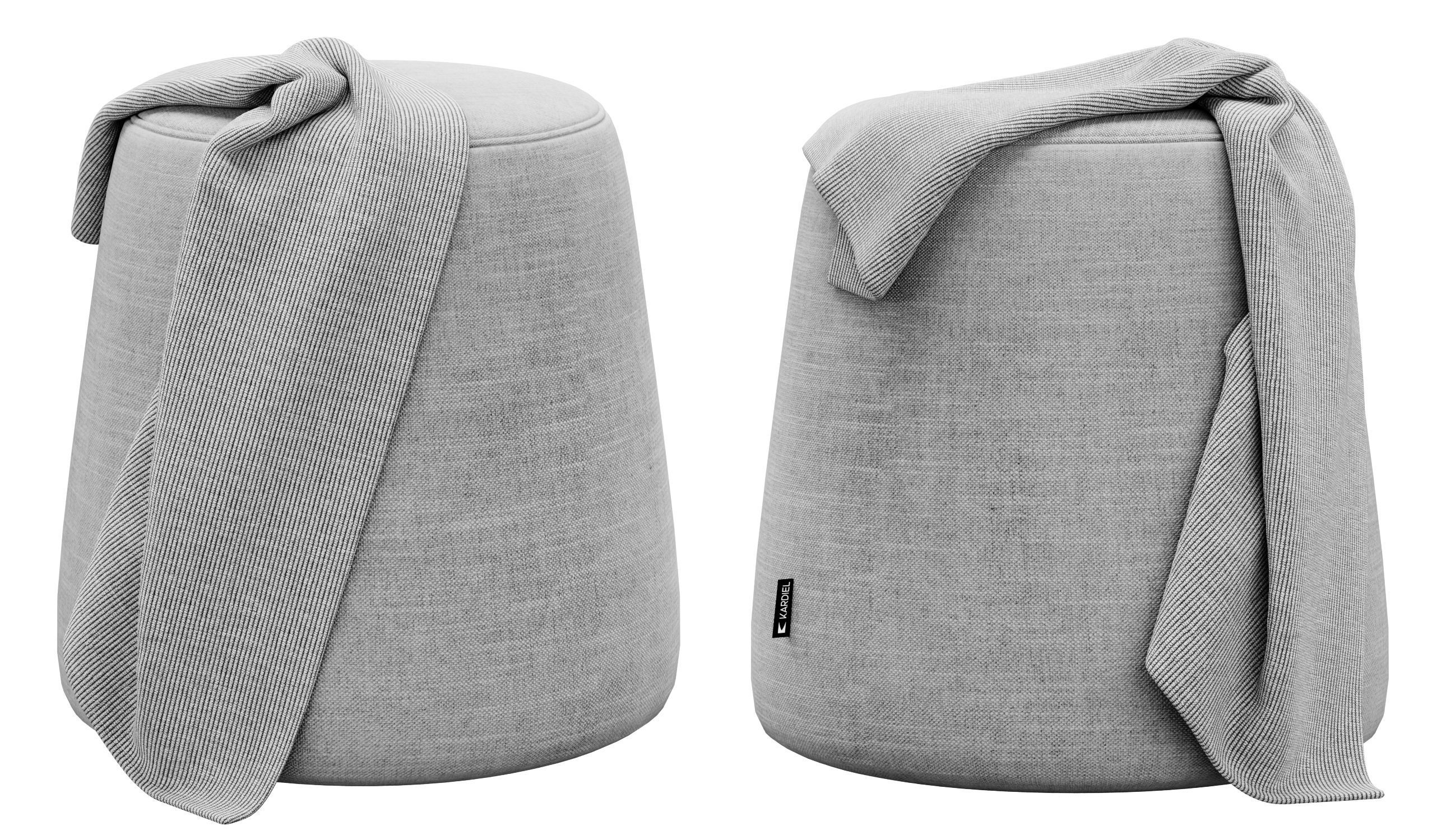 Thimble 500mm Fabric Ottoman 3D model_13