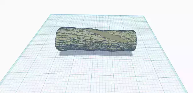 Log decor for saw