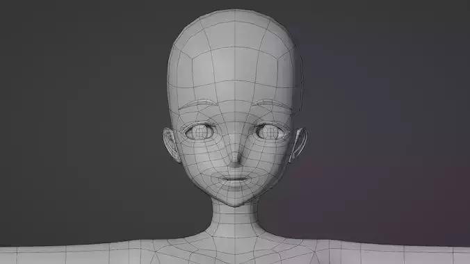 Anime Girl Base Model