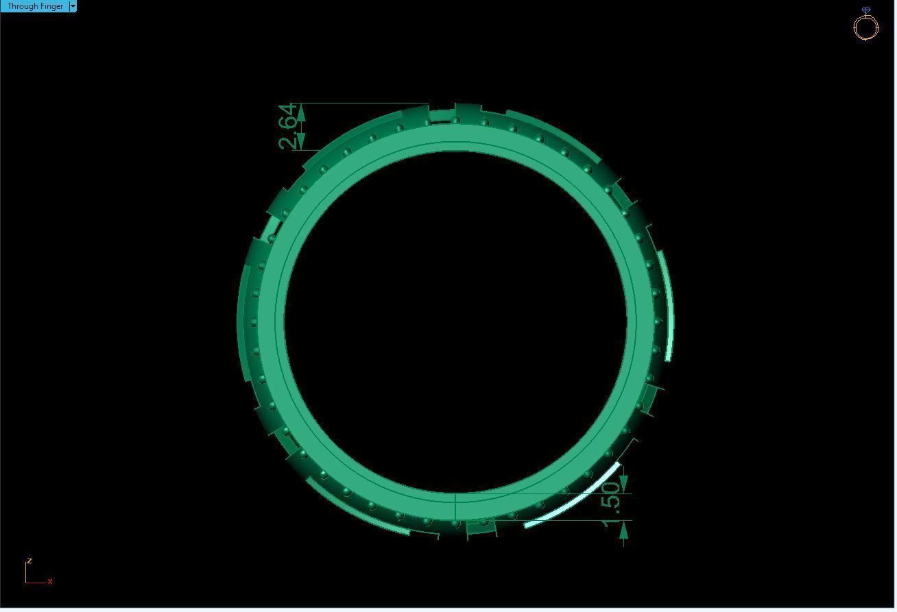rings 71 3D print model_6