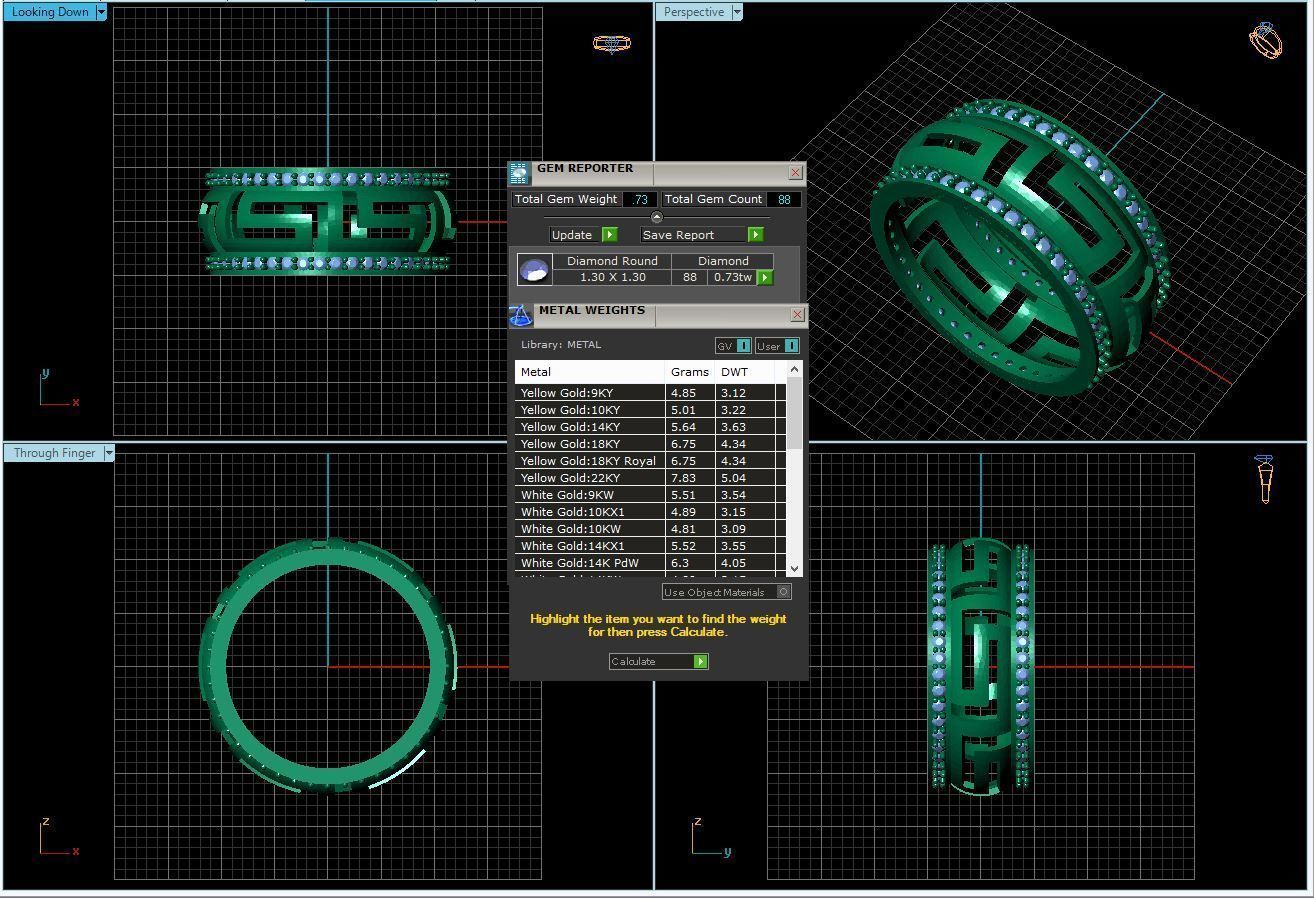 rings 71 3D print model_4