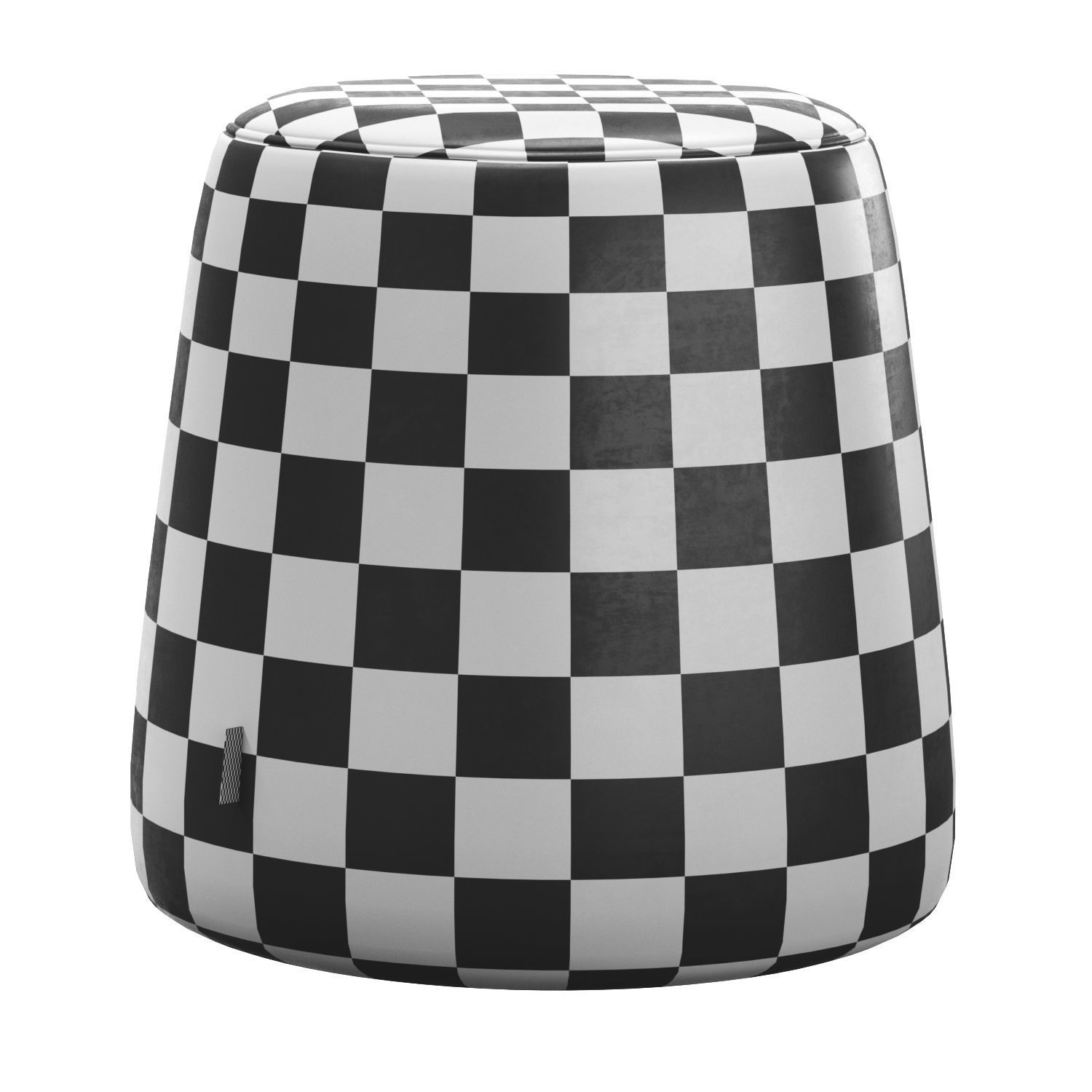 Thimble 500mm boucle Ottoman 3D model_3