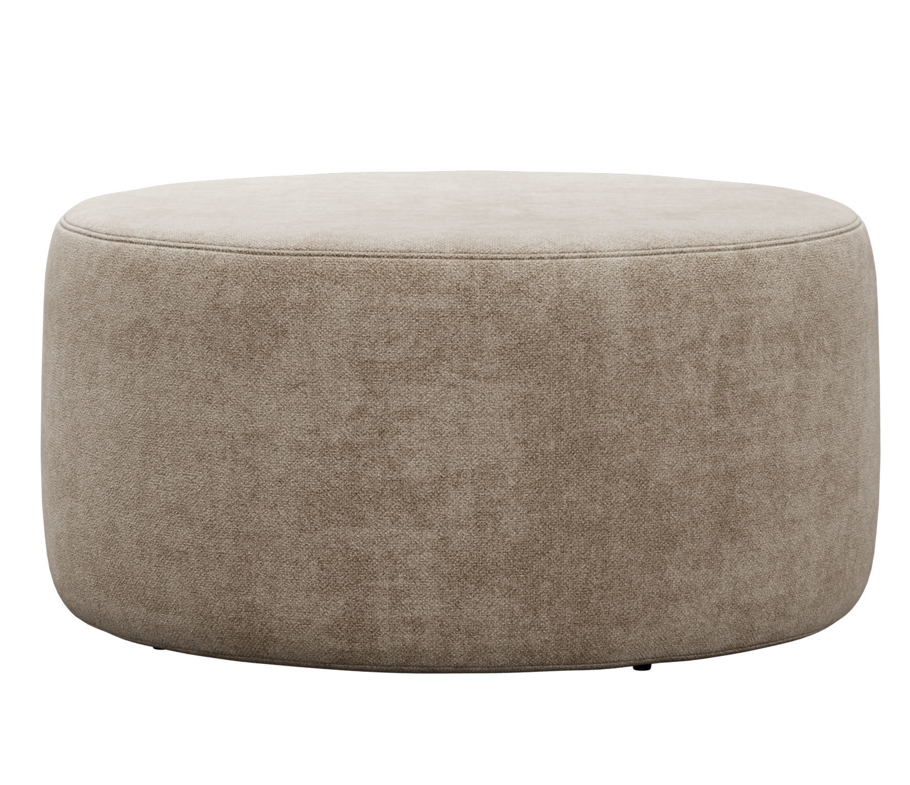 Spool 600mm Fabric Ottoman by Kardiel 3D model_7