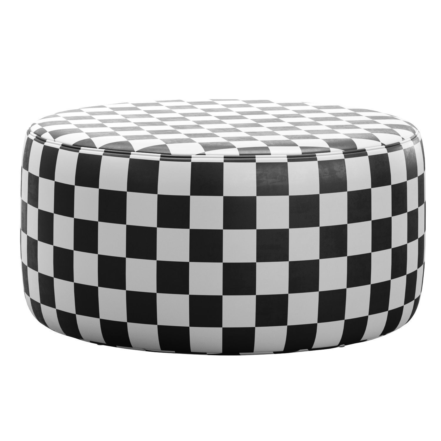 Spool 600mm Boucle Ottoman by Kardiel 3D model_3