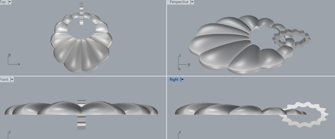Combo Set Of Three Pendants Digital Cad Files with Stl format 3D print model_37