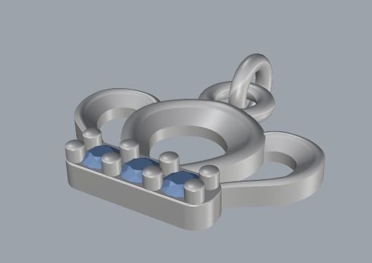 Combo Set Of Two Pendants Digital Cad Files 3D print model 3D print model_10