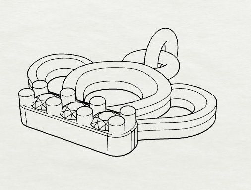 Combo Set Of Two Pendants Digital Cad Files 3D print model 3D print model_2