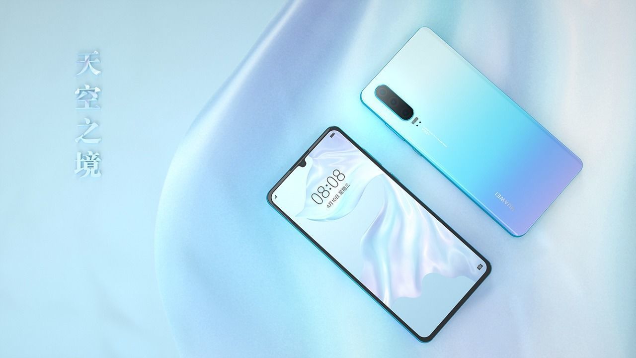 HUAWEI P30 cell phone 3D model_2