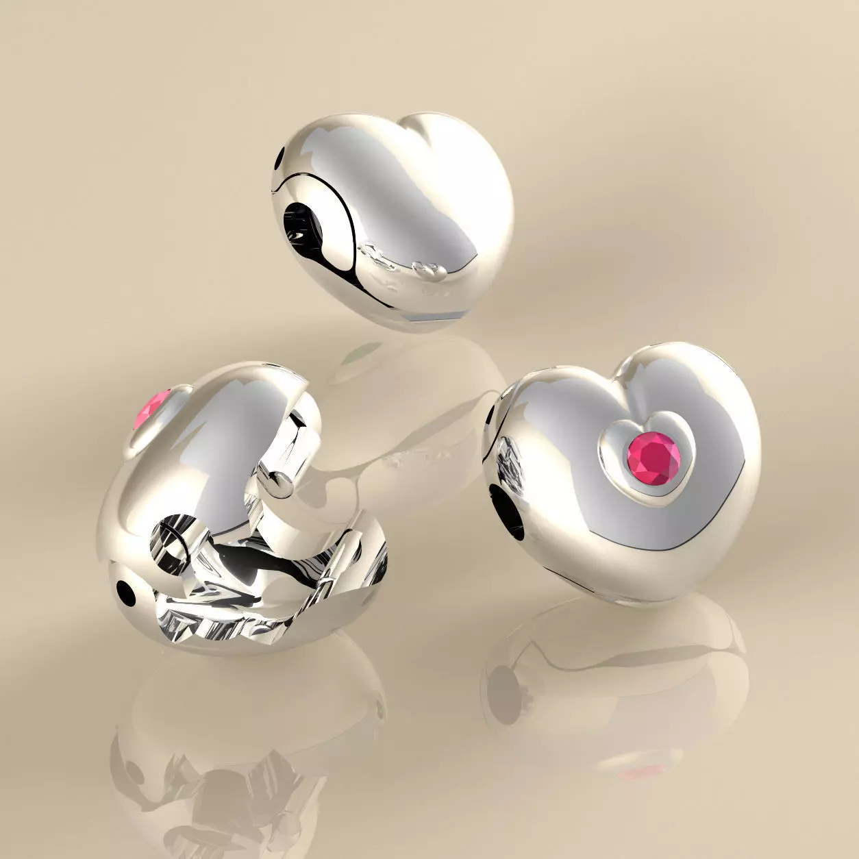 Berloque Fecho Coracao Martell 20041 3D print model