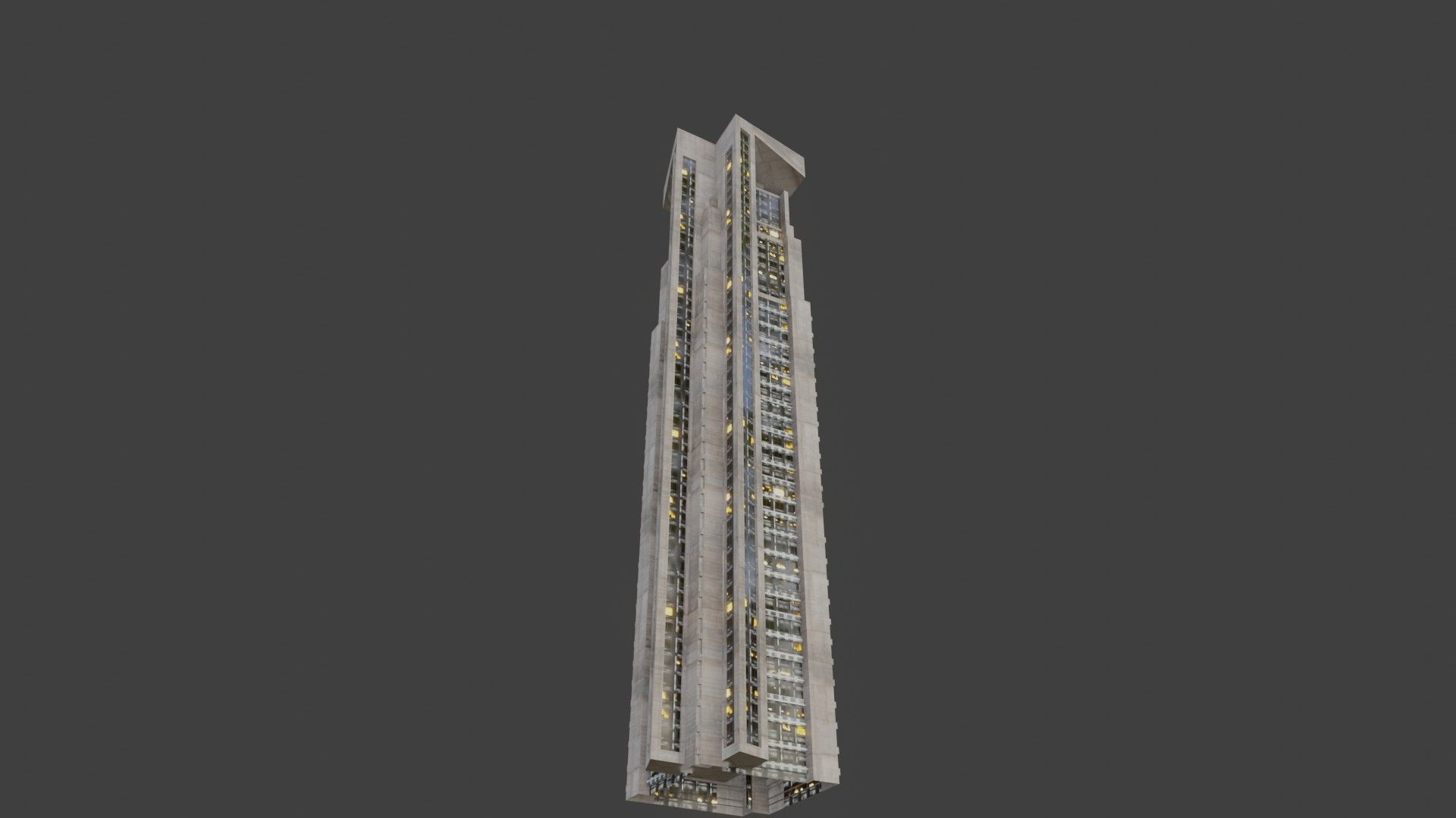 blender city buidings package Low-poly 3D model_18